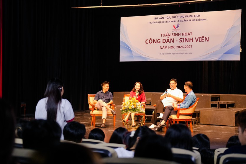 Trường Đại học Sân khấu - Điện ảnh TP. Hồ Chí Minh kỷ niệm 50 năm sự nghiệp đào tạo - Ảnh 9.