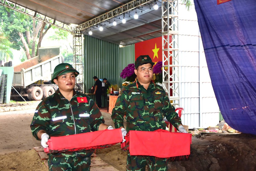 Ngày 23/10, quy tập thêm 12 hài cốt liệt sĩ tại Công viên Lê Thị Riêng - Ảnh 5.