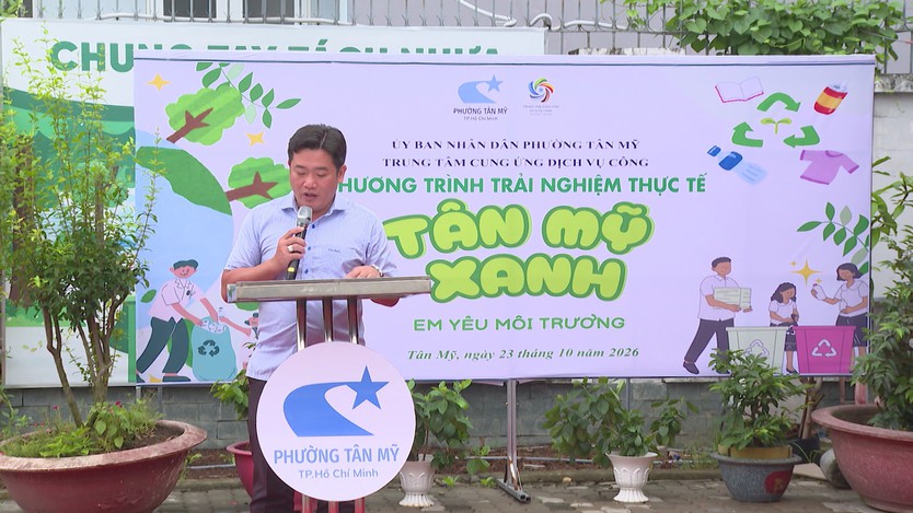 Tân Mỹ Xanh: Để học sinh học cách sống xanh từ thực tiễn - Ảnh 4.
