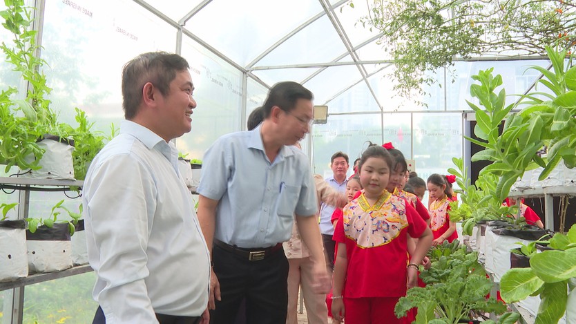 Tân Mỹ Xanh: Để học sinh học cách sống xanh từ thực tiễn - Ảnh 3.