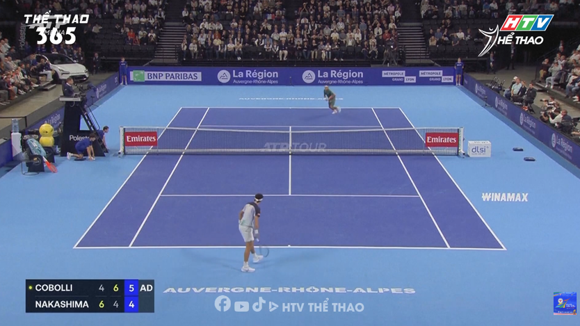 Flavio Cobolli và Arthur Fils vào bán kết các giải ATP tại Lyon và Brussels - Ảnh 2.