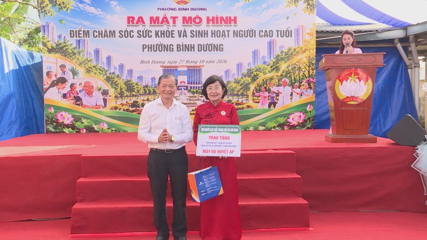 Phường Bình Dương ra mắt mô hình chăm sóc sức khỏe và sinh hoạt người cao tuổi- Ảnh 2.