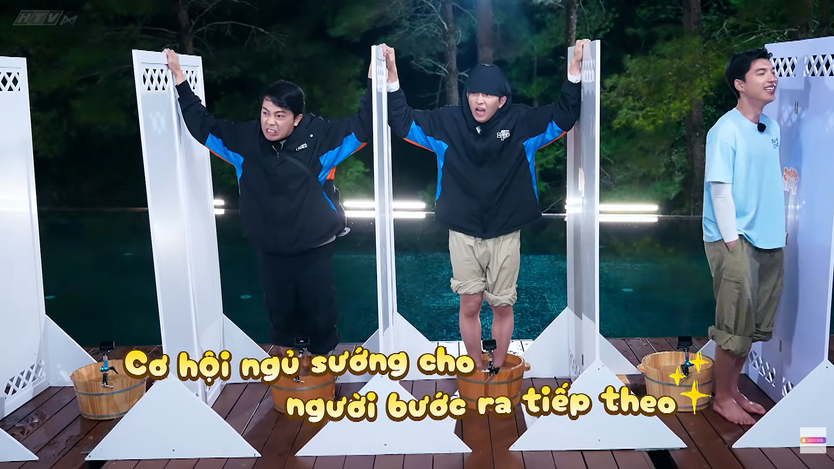 Dàn cast “khóc dở mếu dở” với thử thách ngâm chân nước đá | 2 Ngày 1 Đêm - Ảnh 2.