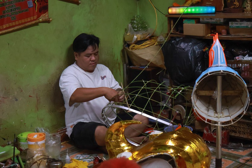 Chuyện ít biết phía sau những chiếc đầu lân thủ công - Ảnh 11.