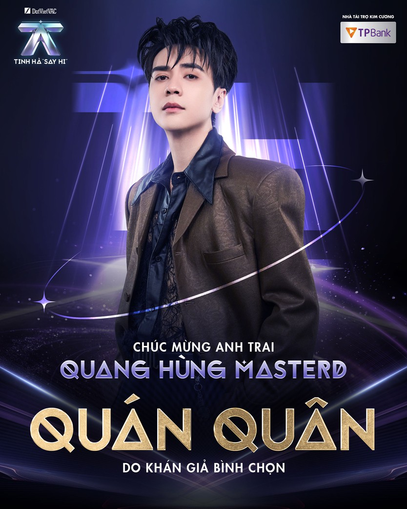 Quang Hùng MasterD đăng quang, Best 5 chính thức lộ diện | Tinh Hà "Say Hi" - Ảnh 2.