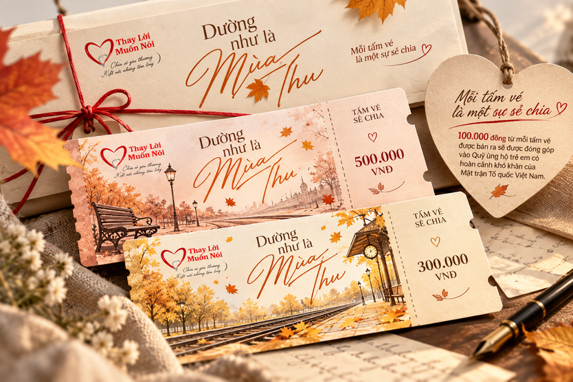 Tấm vé sẻ chia - Lan tỏa yêu thương cùng Thay lời muốn nói - Ảnh 3.