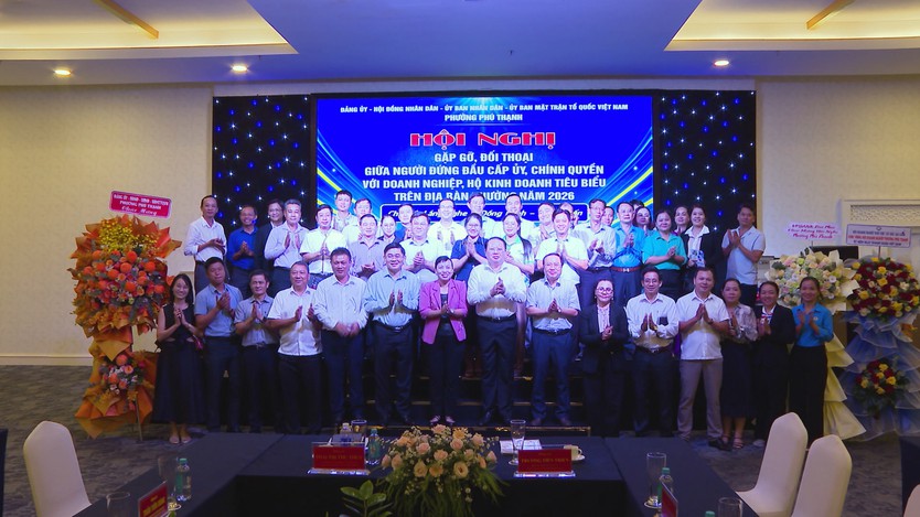 Phường Phú Thạnh đối thoại với doanh nghiệp, thúc đẩy môi trường kinh doanh thuận lợi - Ảnh 3.