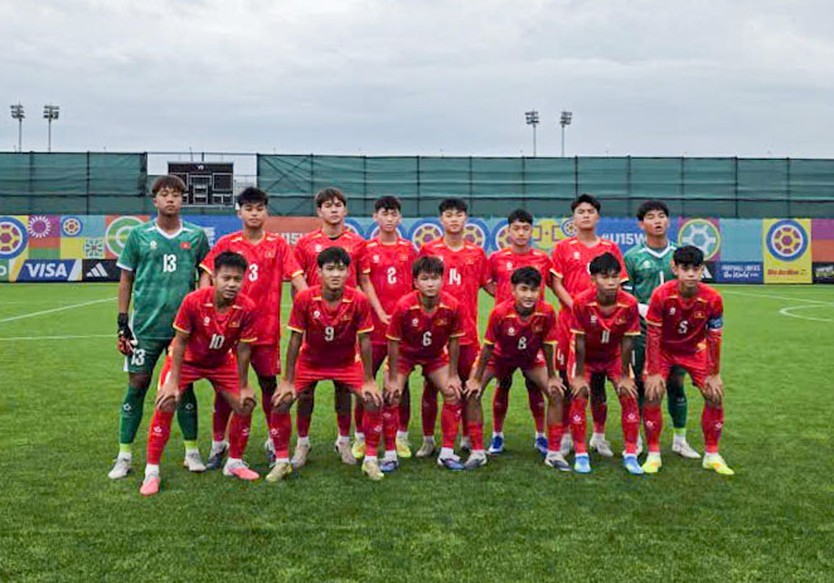 U15 Việt Nam thắng chủ nhà Azerbaijan, vào chung kết tranh hạng tại FIFA U15 World Cup & Festival 2026 - Ảnh 1.