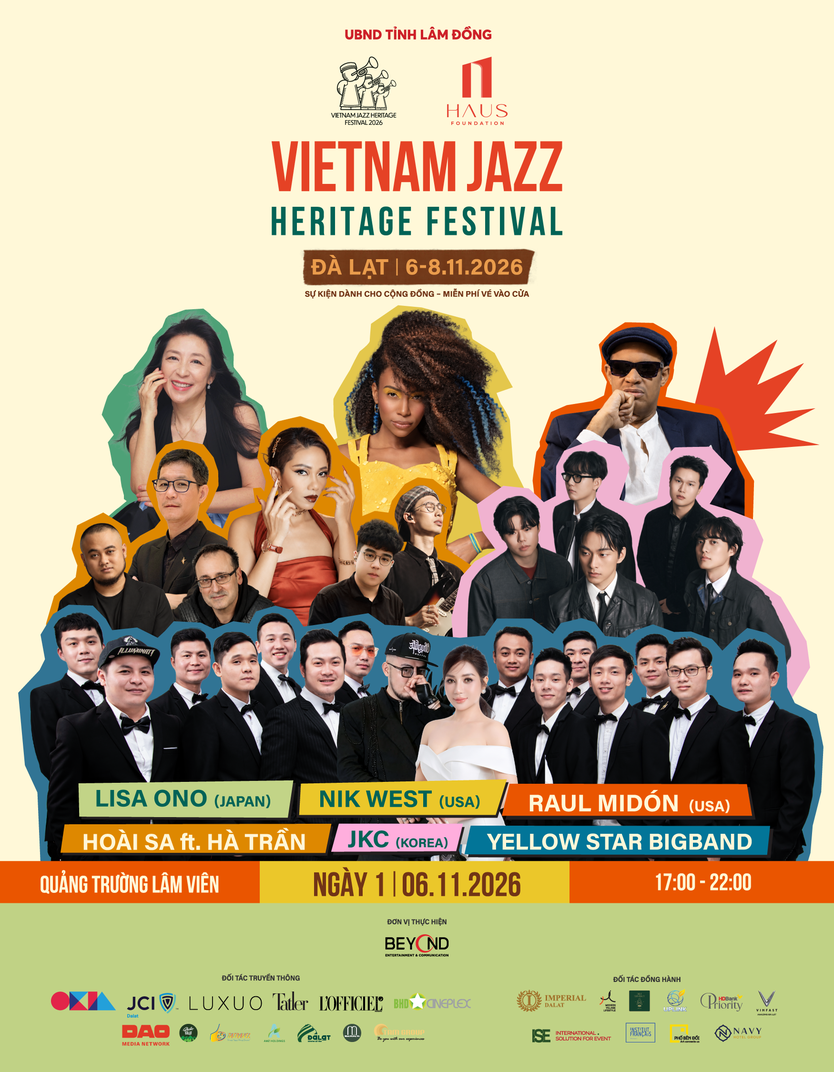 Lisa Ono, Raul Midón, Nik West cùng dàn nghệ sĩ gạo cội hội tụ tại Lễ hội Nhạc Jazz Việt Nam 2026- Ảnh 18.