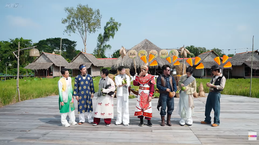 Tái hiện văn hóa cây bẹo chợ nổi, Pháp Kiều nắm quyền “tranh giành” đồng đội | 2 Ngày 1 Đêm - Ảnh 7.