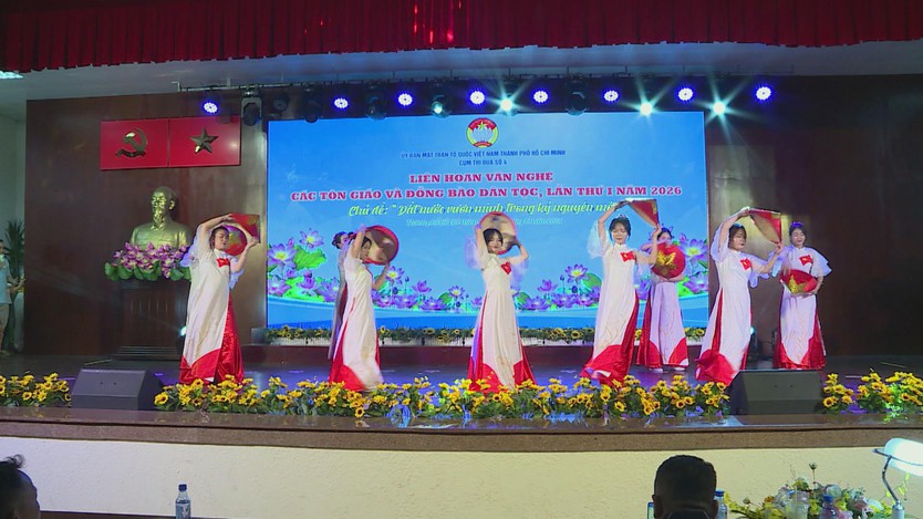 TP. Hồ Chí Minh: Liên hoan văn nghệ tôn giáo quy tụ 17 cơ sở - Ảnh 1.