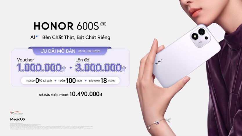 HONOR 600S chính thức có mặt tại Việt Nam: Chuẩn mực mới về thiết kế bền bỉ và trải nghiệm A.I. tiên tiến- Ảnh 8.
