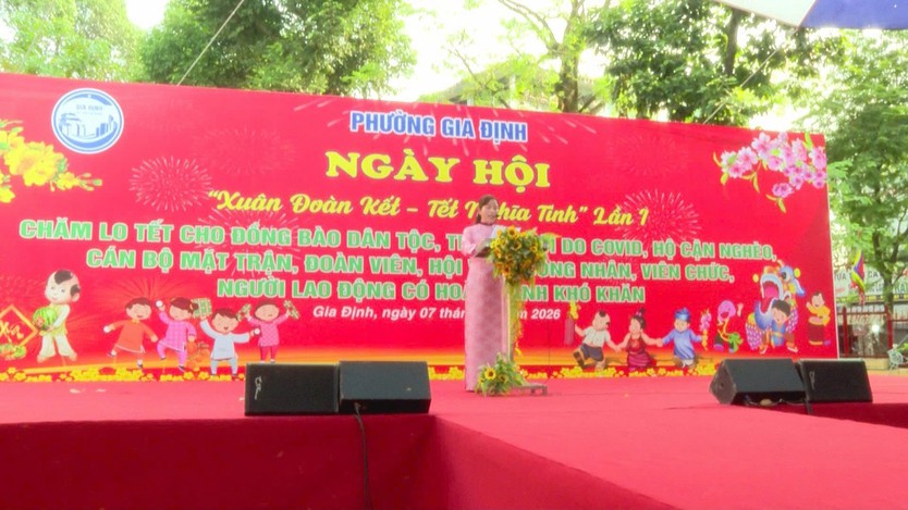 Nhiều hoạt động ý nghĩa trong ngày hội “Xuân đoàn kết - Tết nghĩa tình” tại phường Gia Định - Ảnh 1.