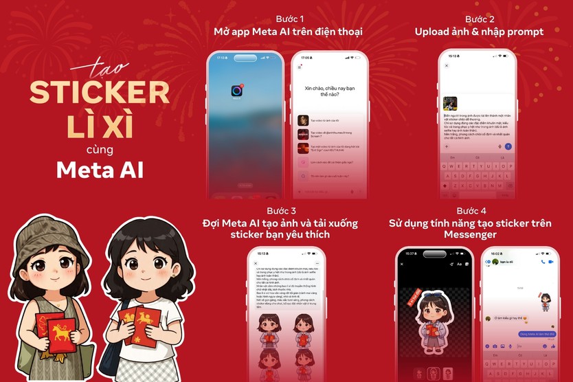 Hết lo thiếu ảnh xinh ngày Tết: Meta AI "trình làng" bộ bí kíp sống ảo cực chất cho hội mê check-in- Ảnh 3.