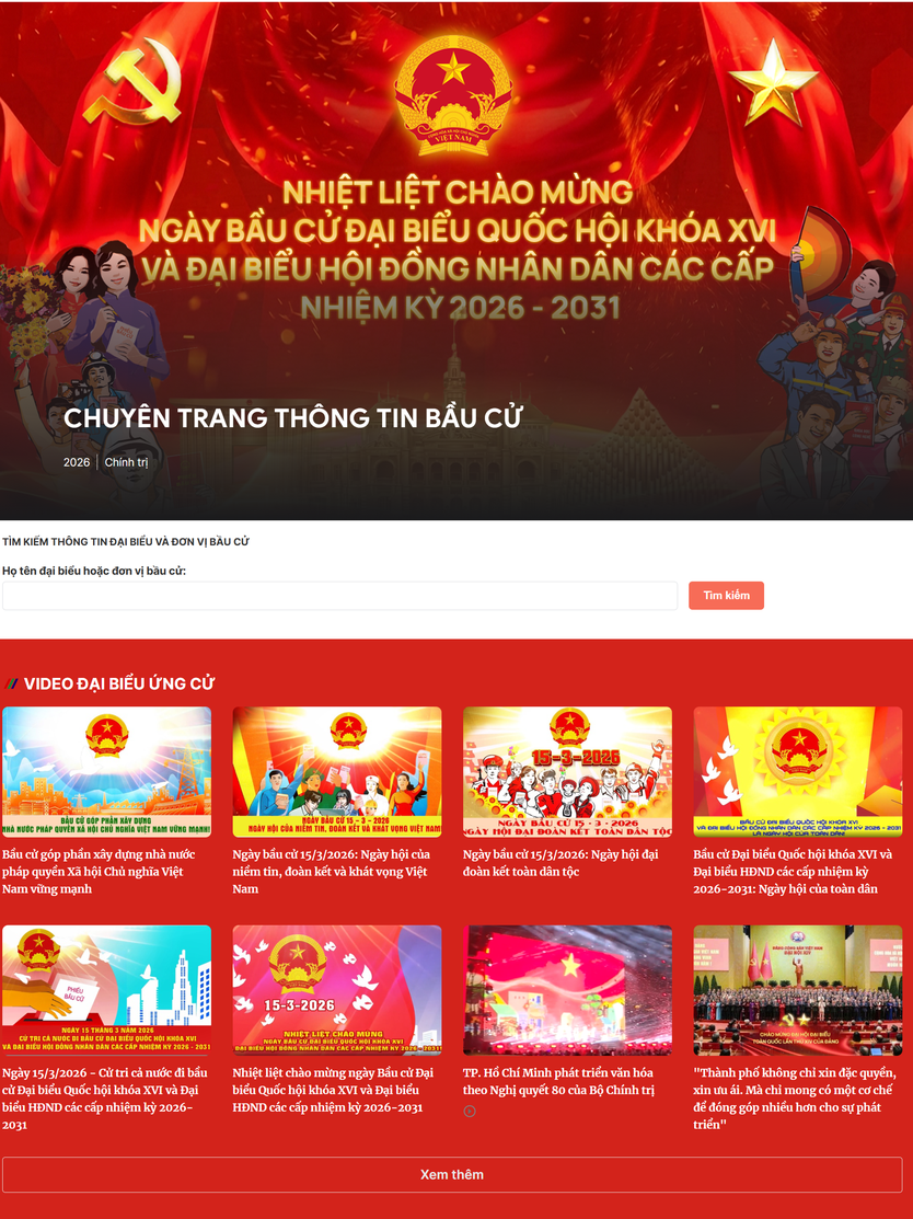 HTV nâng cấp Đọc, xem, nghe tại HTV.vn và ra mắt chuyên trang về bầu cử - Ảnh 9.