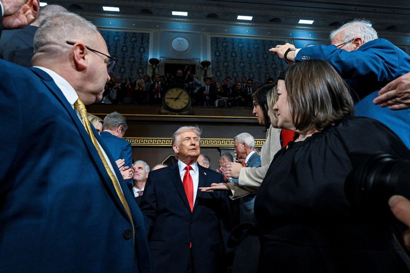 Ông Donald Trump đọc Thông điệp Liên bang 2026- Ảnh 1.