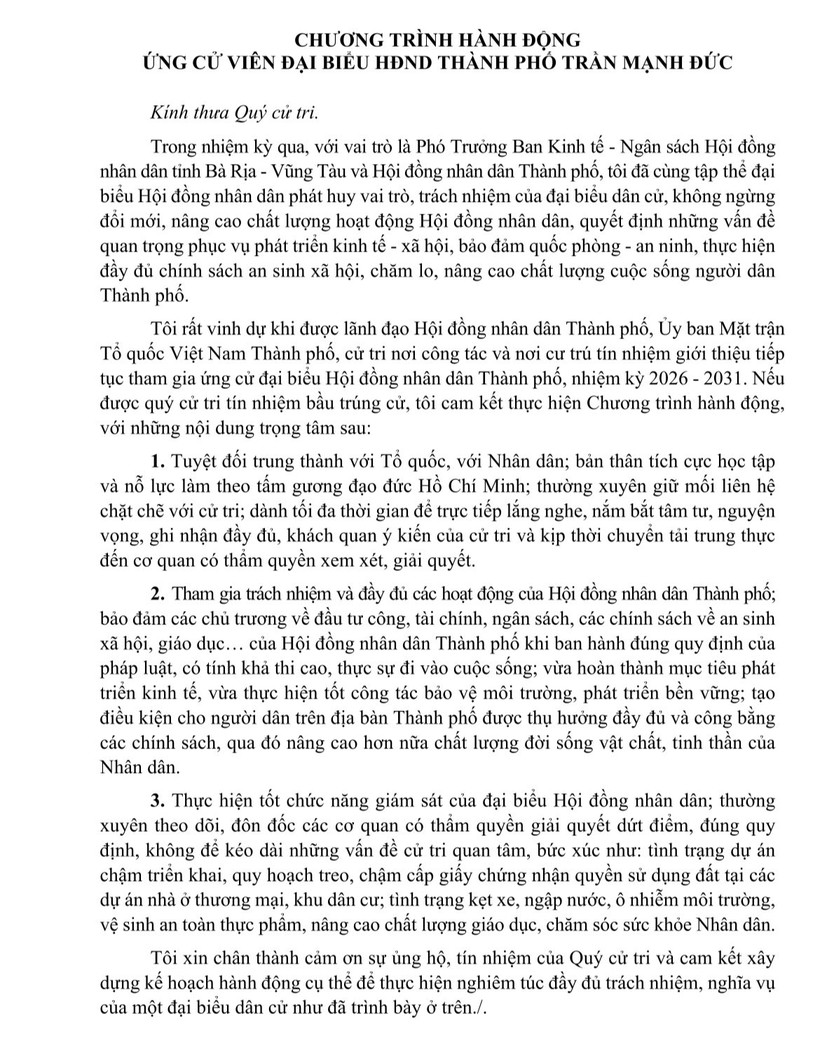 Tóm tắt tiểu sử ông Trần Mạnh Đức ứng cử Hội đồng nhân dân TP. Hồ Chí Minh Khóa XI - Ảnh 2.