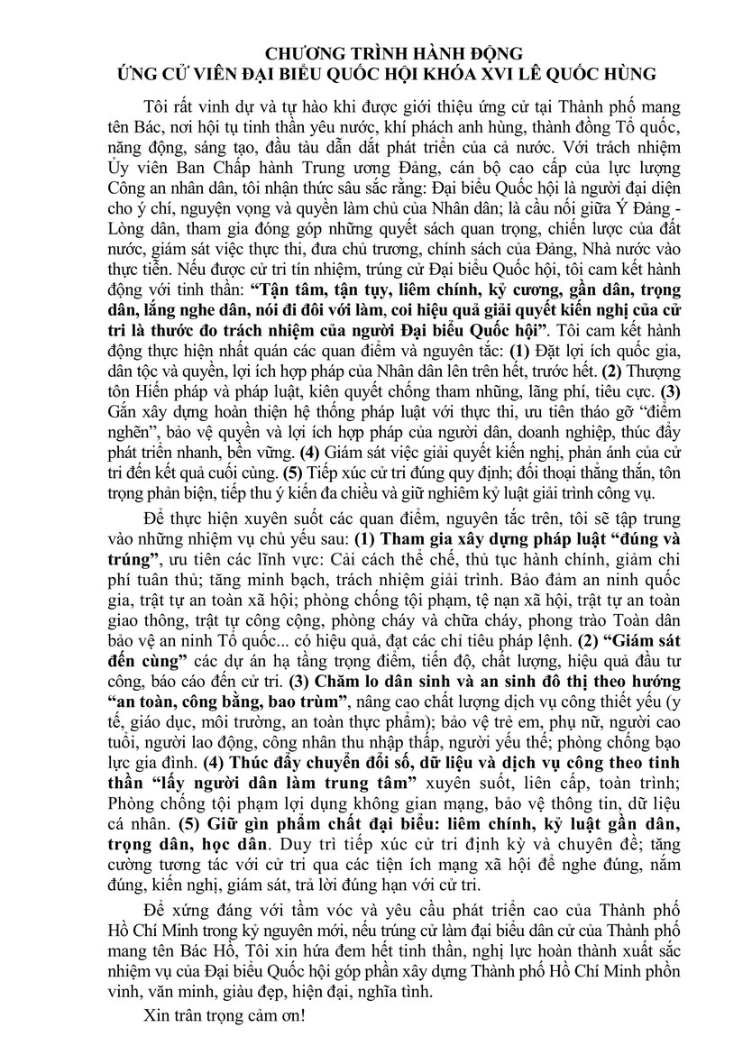 Tóm tắt tiểu sử ông Lê Quốc Hùng ứng cử Đại biểu Quốc hội Khóa XVI - Ảnh 2.