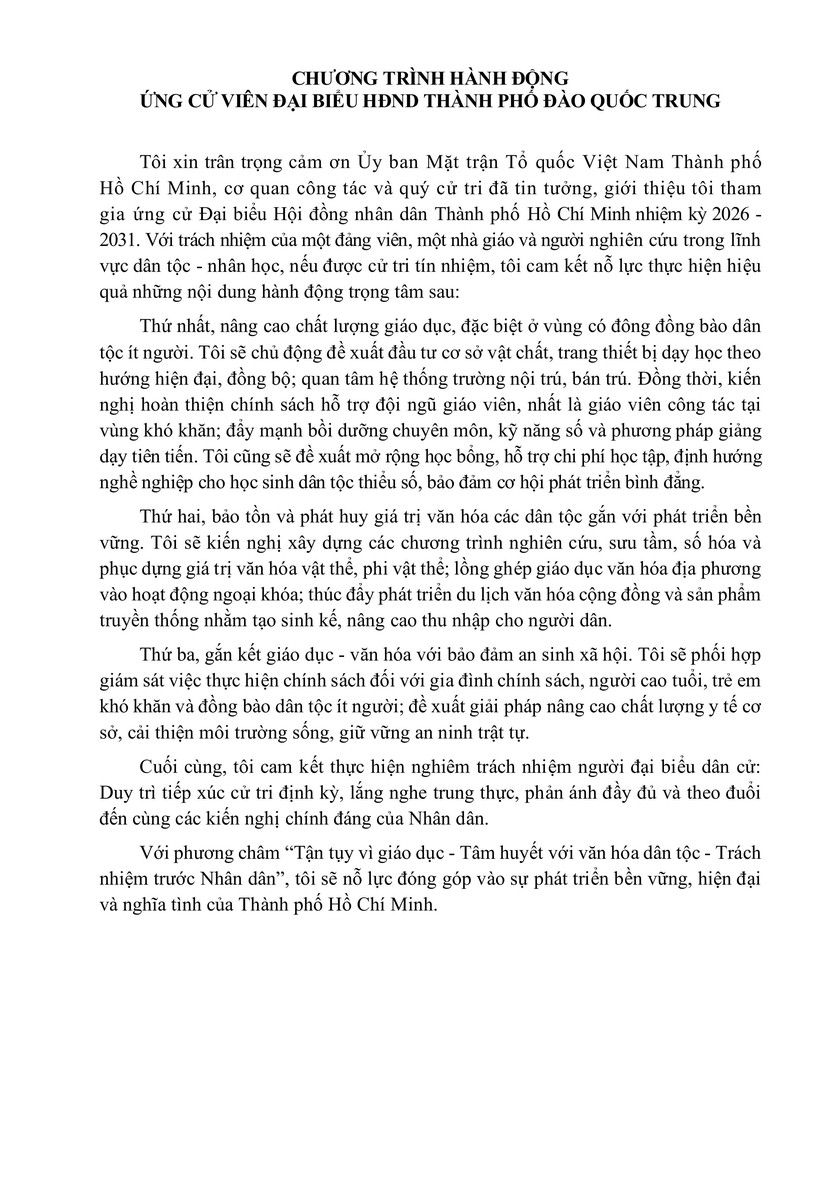 Tóm tắt tiểu sử ông Đào Quốc Trung (Bí danh: K’ Trung) ứng cử Hội đồng nhân dân TP. Hồ Chí Minh Khóa XI - Ảnh 2.