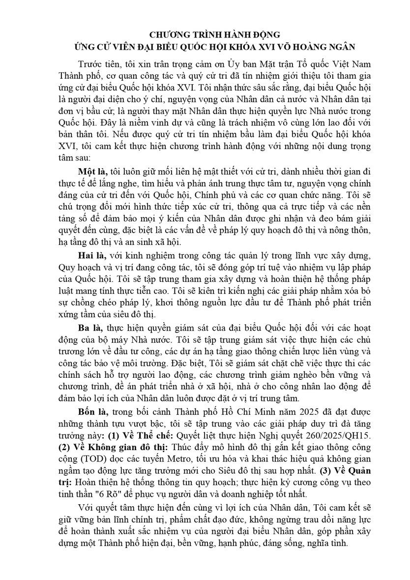 Tóm tắt tiểu sử ông Võ Hoàng Ngân ứng cử Đại biểu Quốc hội Khóa XVI - Ảnh 2.