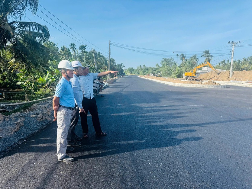 Cầu Đại Ngãi 2 được thông xe tạm và chính thức hoàn thành vào 30.4 - Ảnh 4.