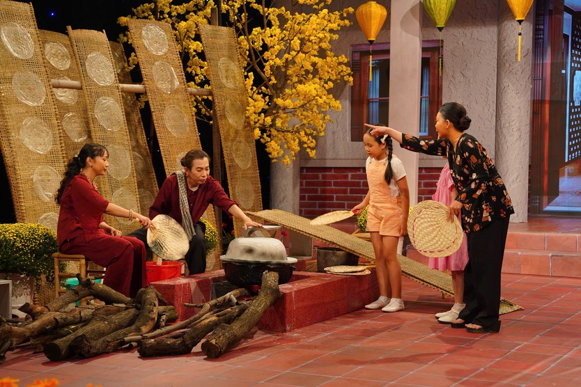 Helen Vũ: "Điểm sáng" duyên dáng trong chương trình đặc biệt “Mẻ bánh mùa Xuân” của HTV - Ảnh 2.