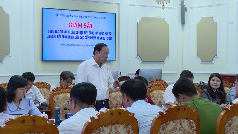 Phó Chủ tịch Thường trực HĐND TP. Hồ Chí Minh Nguyễn Văn Thọ kiểm tra công tác chuẩn bị bầu cử nhiệm kỳ 2026 - 2031- Ảnh 4.