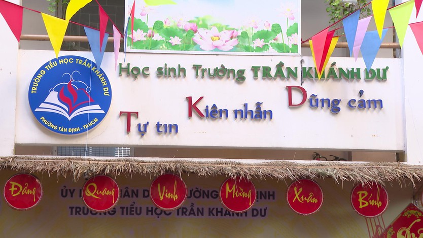 Lan tỏa tình yêu âm nhạc dân tộc tại Trường Tiểu học Trần Khánh Dư - Ảnh 1.
