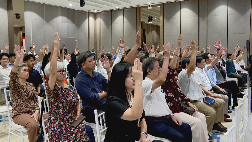 100% cử tri nơi cư trú thống nhất giới thiệu đồng chí Trần Lưu Quang ứng cử đại biểu Quốc hội khóa XVI - Ảnh 2.
