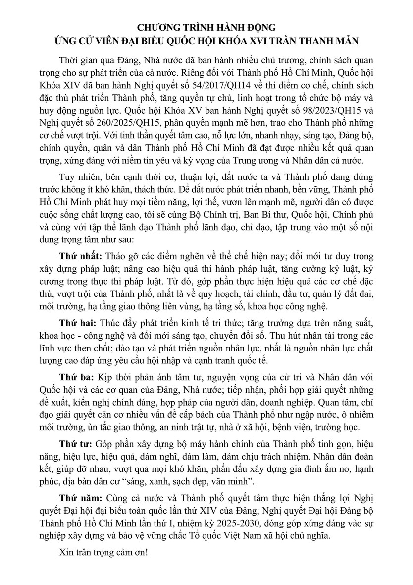Tóm tắt tiểu sử ông Trần Thanh Mẫn ứng cử Đại biểu Quốc hội Khóa XVI - Ảnh 2.