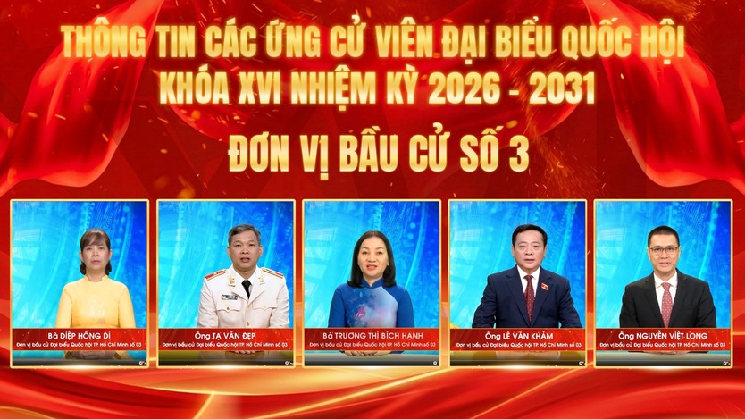 Thông tin các ứng cử viên Đại biểu Quốc hội Khóa XVI - Đơn vị bầu cử số 3 - Ảnh 1.