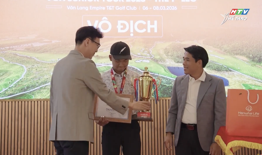 Nguyễn Văn Hòa lên ngôi vô địch chặng 1 VGA Junior Tour 2026 với phong độ ấn tượng - Ảnh 3.