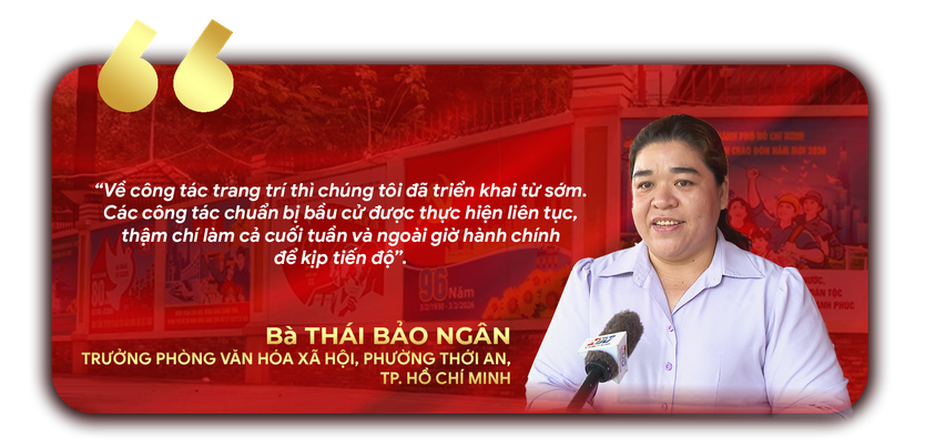 TP.HCM rực sắc cờ hoa, sẵn sàng cho ngày hội non sông - Ảnh 2.