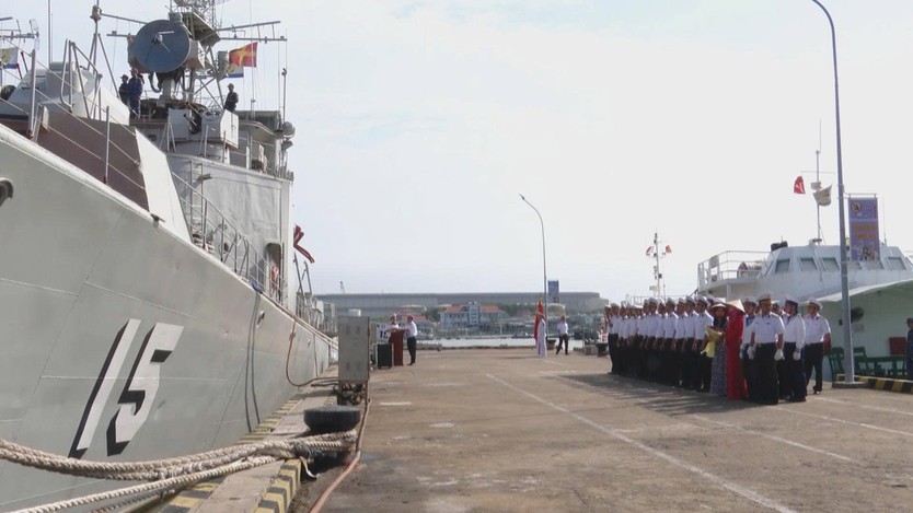 Tàu 17 Vùng 2 Hải quân: Hoàn thành sứ mệnh hòa bình, sẵn sàng cho ngày hội bầu cử - Ảnh 3.