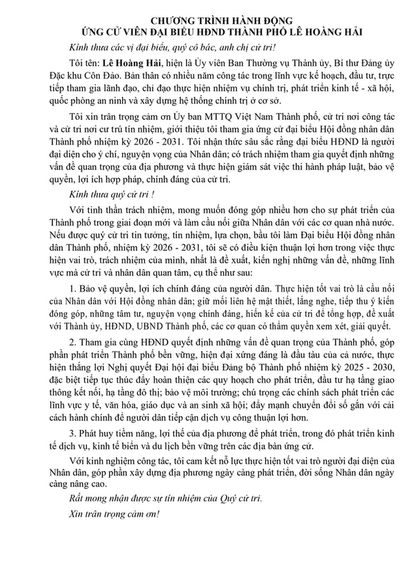 Bà Nguyễn Khoa Diệu An trúng cử Đại biểu Hội đồng nhân dân TP. Hồ Chí Minh Khóa XI nhiệm kỳ 2026 - 2031 - Ảnh 2.
