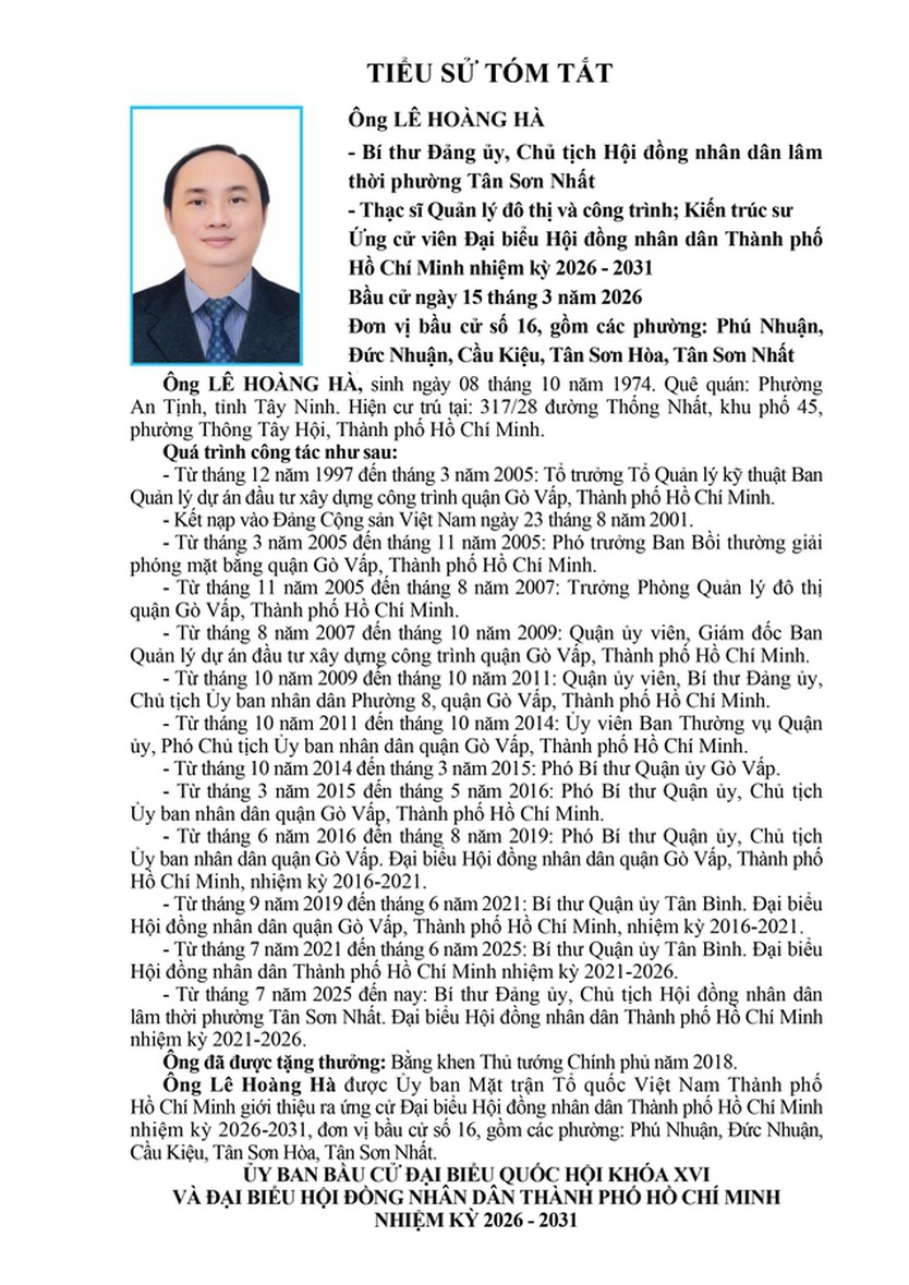 Bà Nguyễn Khoa Diệu An trúng cử Đại biểu Hội đồng nhân dân TP. Hồ Chí Minh Khóa XI nhiệm kỳ 2026 - 2031 - Ảnh 1.