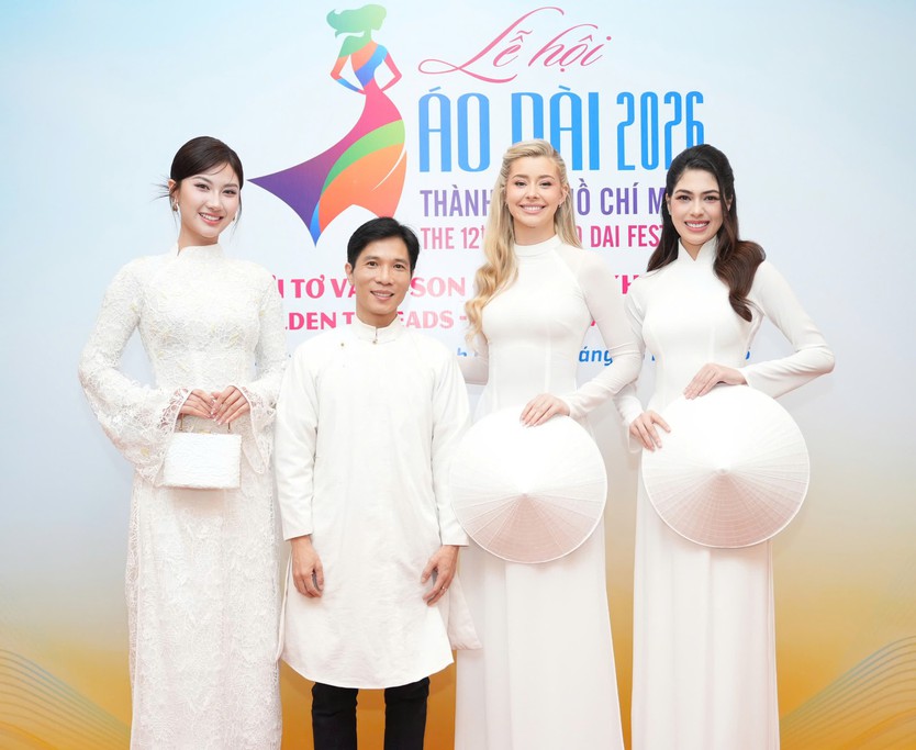 Hoa hậu Yolina Lindquist cùng dàn mỹ nhân Việt làm đại sứ Lễ hội Áo dài TP.HCM - Ảnh 3.