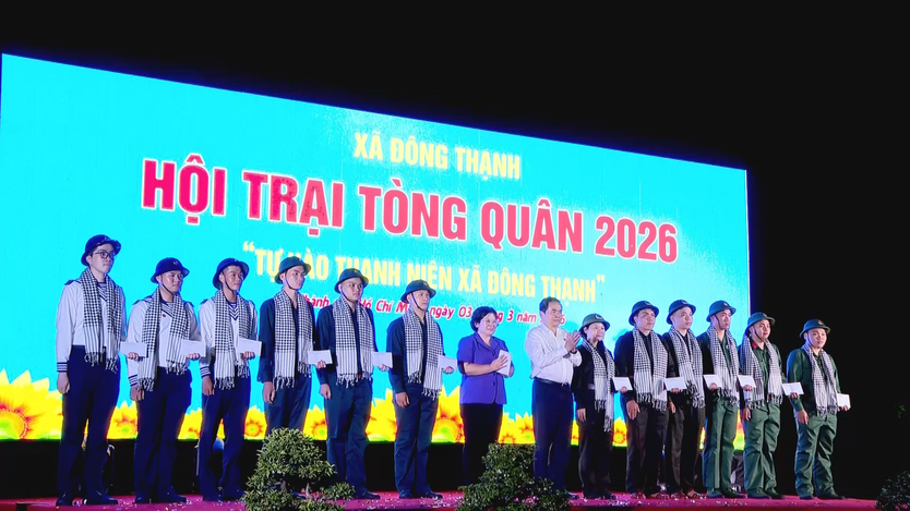 Rộn ràng Hội trại tòng quân 2026: Tuổi trẻ hăng hái lên đường bảo vệ Tổ quốc- Ảnh 1.