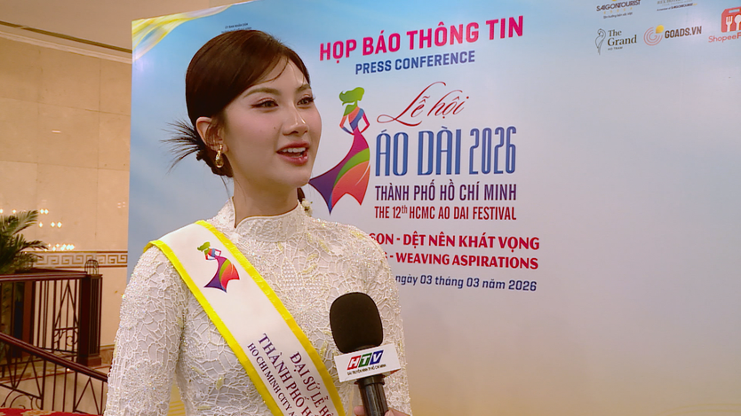 Họp báo Lễ hội Áo dài TP. Hồ Chí Minh lần thứ 12 năm 2026 với chủ đề "Sợi tơ vàng son - Dệt nên khát vọng"  - Ảnh 4.