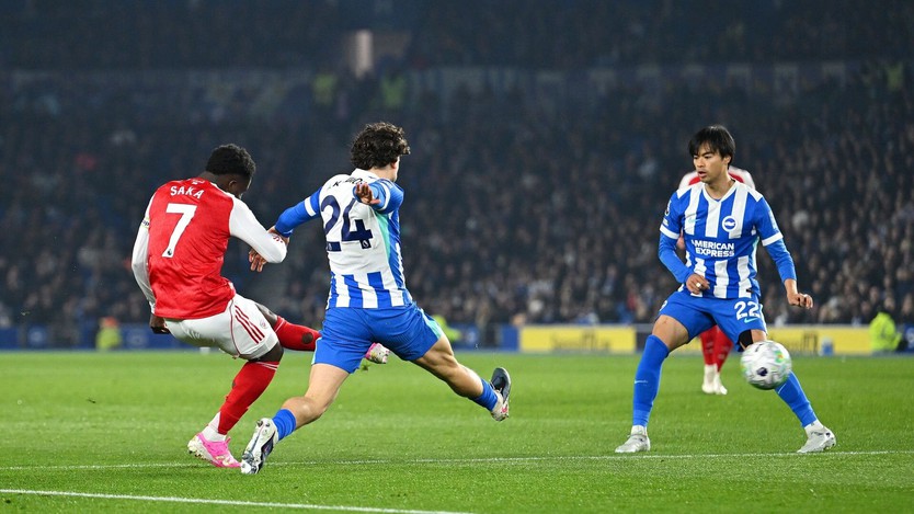 Đánh bại Brighton, Arsenal cho Man City "ngửi khói"- Ảnh 3.