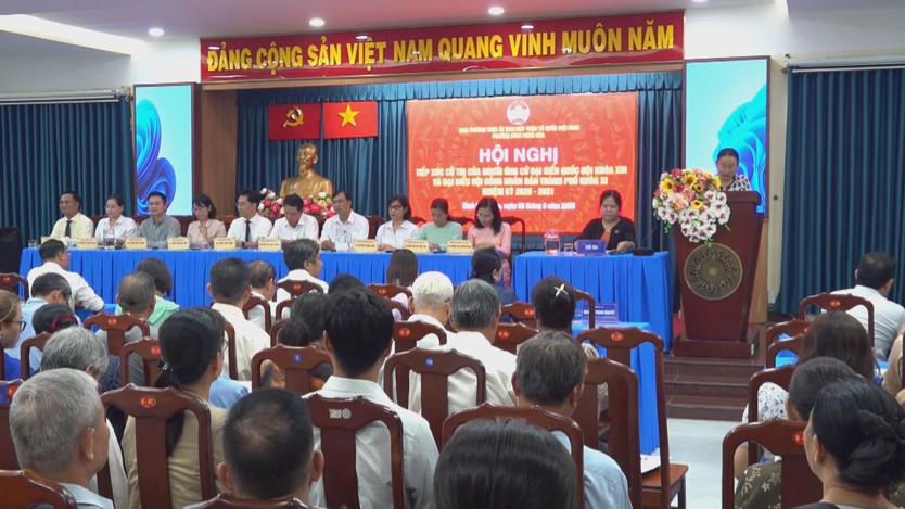 Ứng cử viên đại biểu Quốc hội và HĐND TP. Hồ Chí Minh tiếp xúc cử tri phường Bình Hưng Hòa - Ảnh 1.