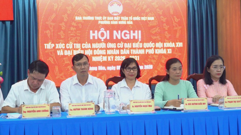 Ứng cử viên đại biểu Quốc hội và HĐND TP. Hồ Chí Minh tiếp xúc cử tri phường Bình Hưng Hòa - Ảnh 4.