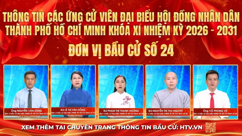 Thông tin các ứng cử viên Đại biểu Hội đồng nhân dân TP. Hồ Chí Minh Khóa XI - Đơn vị bầu cử số 24- Ảnh 1.