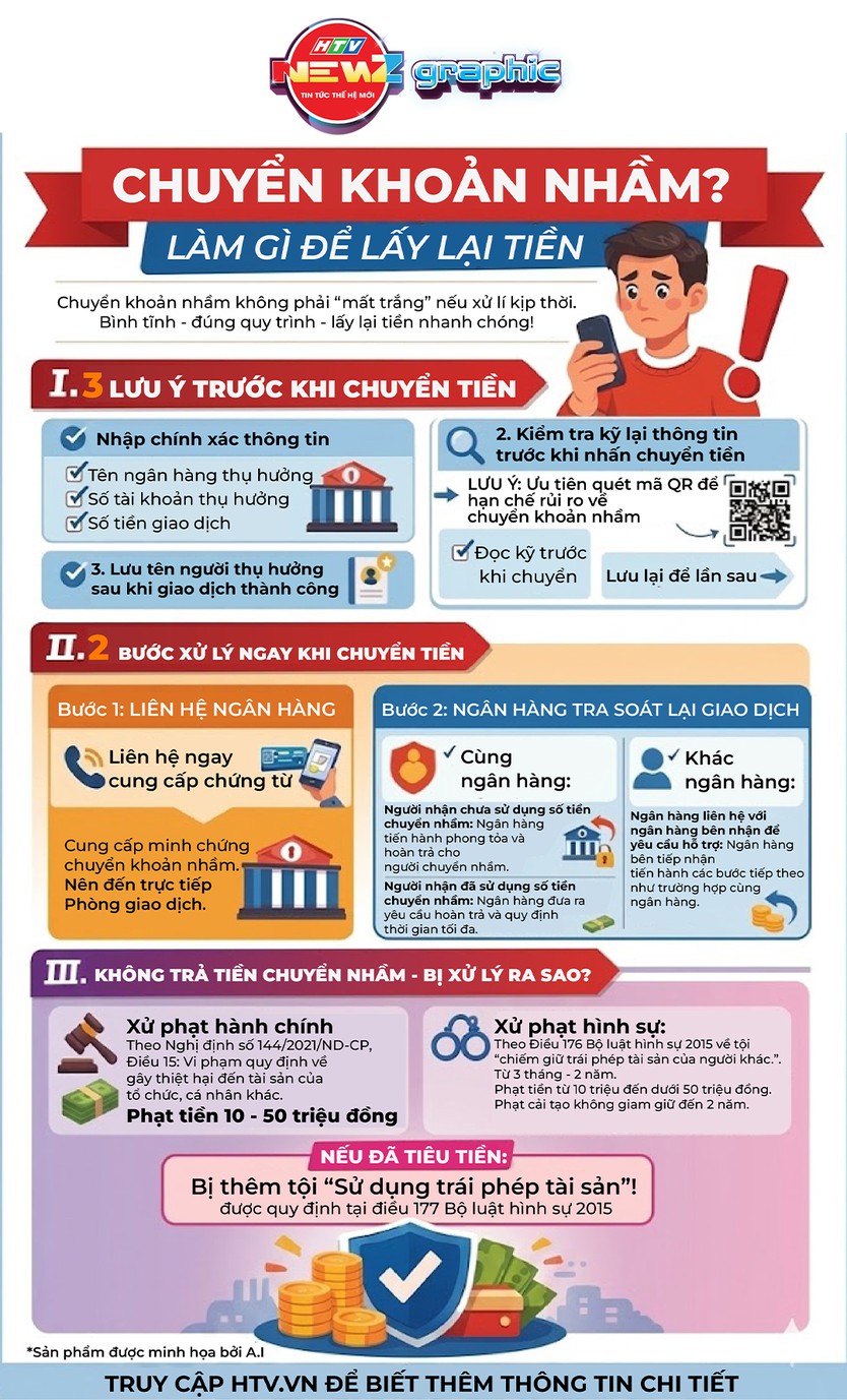 Chuyển khoản nhầm? Làm gì để lấy lại tiền - Ảnh 1.