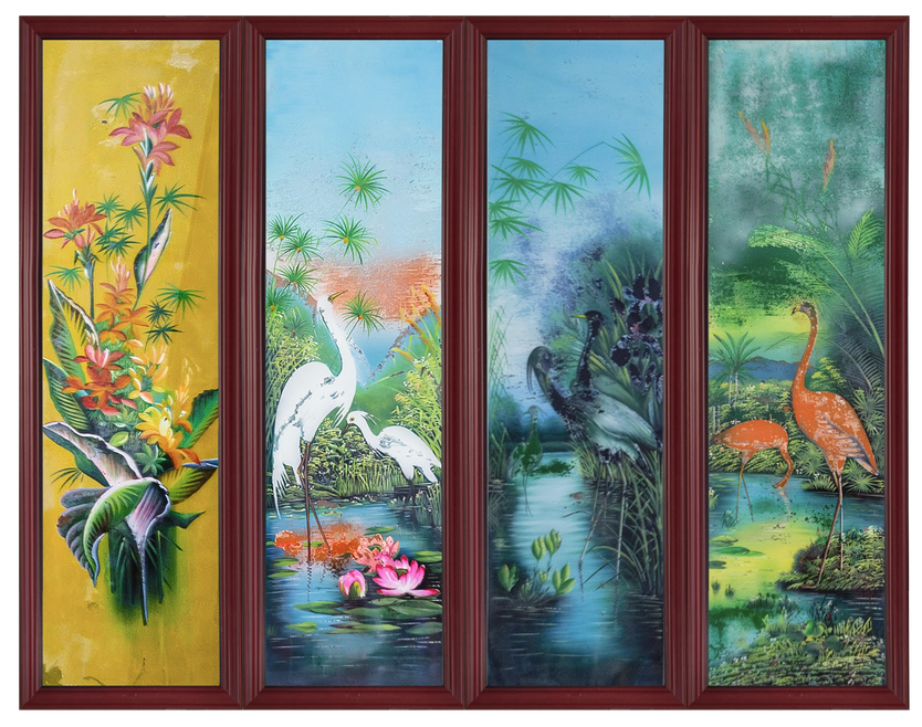 Tái hiện dòng tranh kiếng Nam Bộ - Ảnh 2.