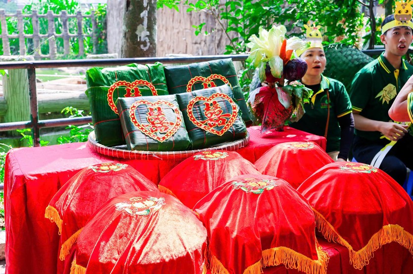 “Đám cưới” hươu cao cổ đầu tiên tại Thảo Cầm Viên hút nghìn khách tham dự- Ảnh 3.