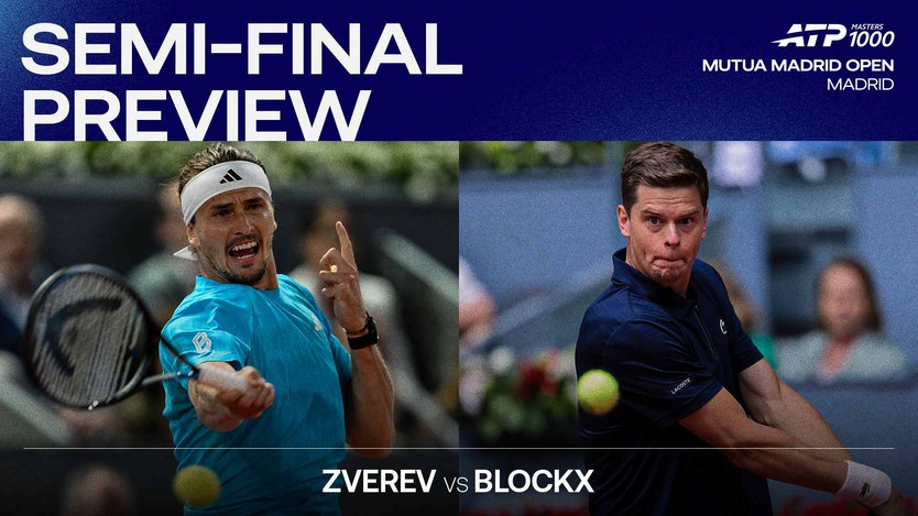 Madrid Open 2026: Zverev đối đầu Blockx ở bán kết - Ảnh 1.