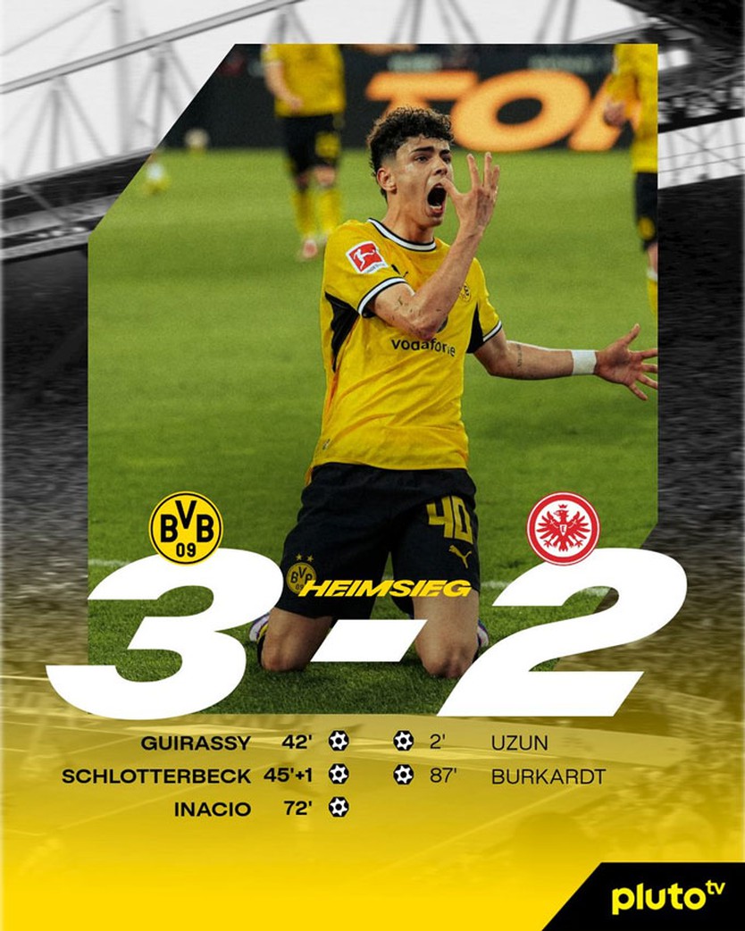 Dortmund ngược dòng hạ Frankfurt, giành ngôi á quân Bundesliga- Ảnh 1.