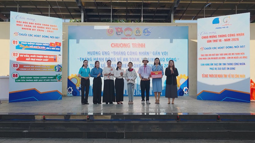 Nhiều hoạt động thiết thực, ấm tình chăm lo người lao động tại TP. Hồ Chí Minh - Ảnh 4.