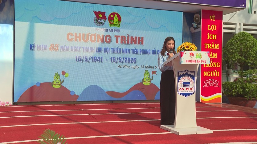 Thiếu nhi phường An Phú sôi nổi hoạt động hướng về truyền thống Đội - Ảnh 1.